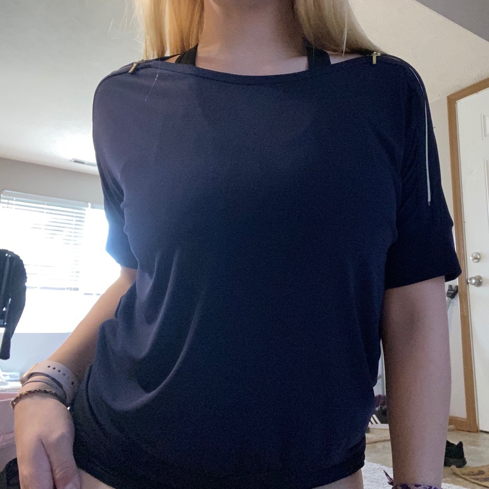 Navy blue blouse - Picture 4 of 4
